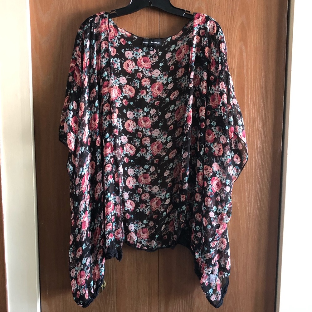Cute floral kimono